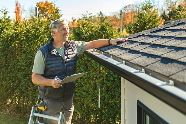 Professional Emergency Roof Repair technician working in Irene, SD